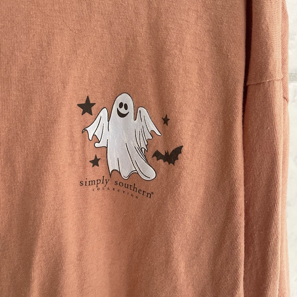 Simply Southern Peach Tee - Picture 4 of 4